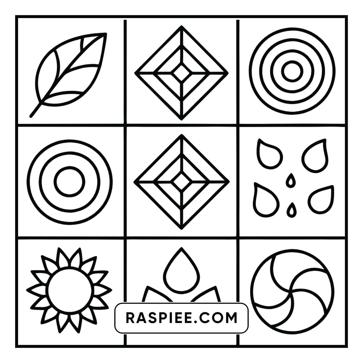 50 Bold and Easy Comfy Patterns Coloring Pages