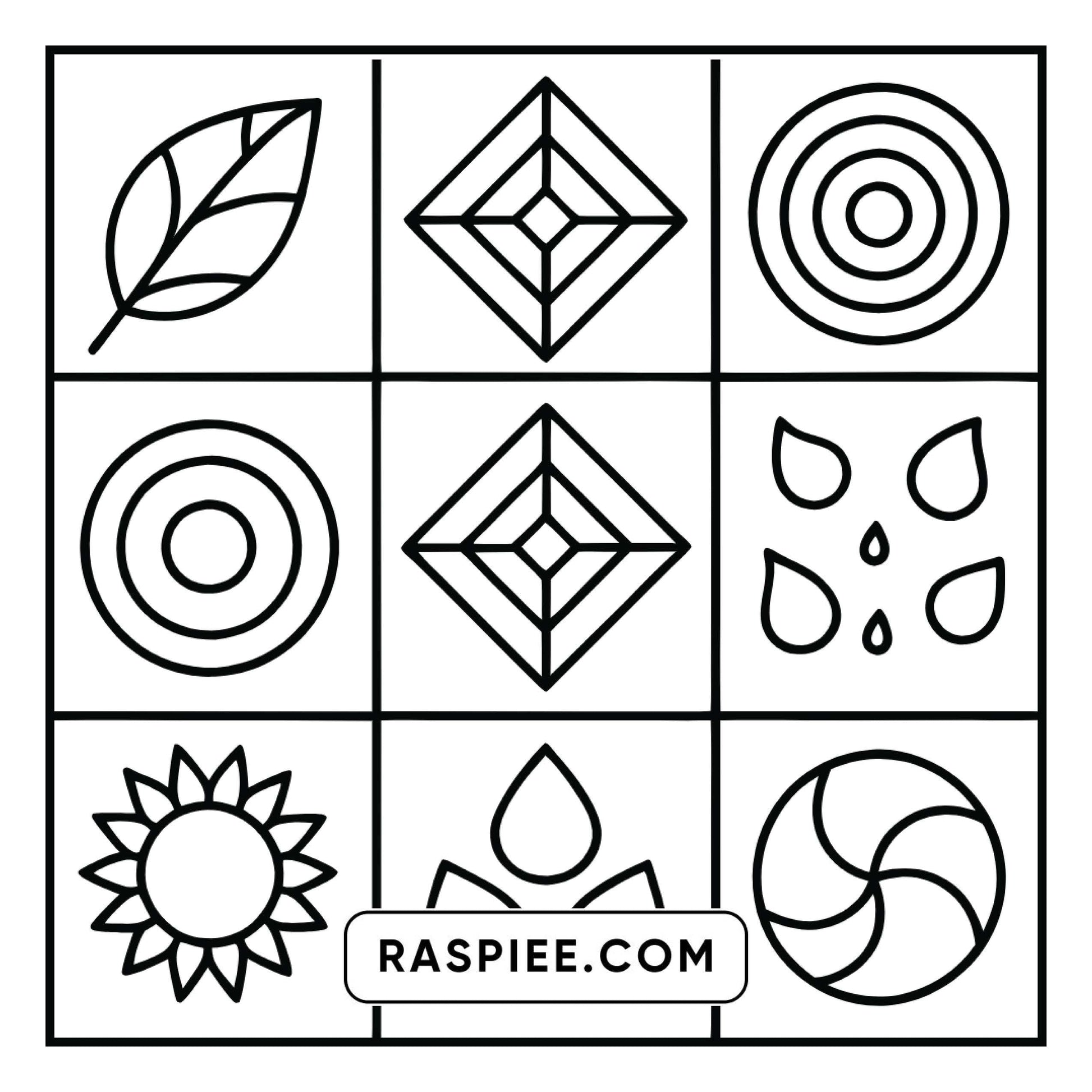 50 Bold and Easy Comfy Patterns Coloring Pages