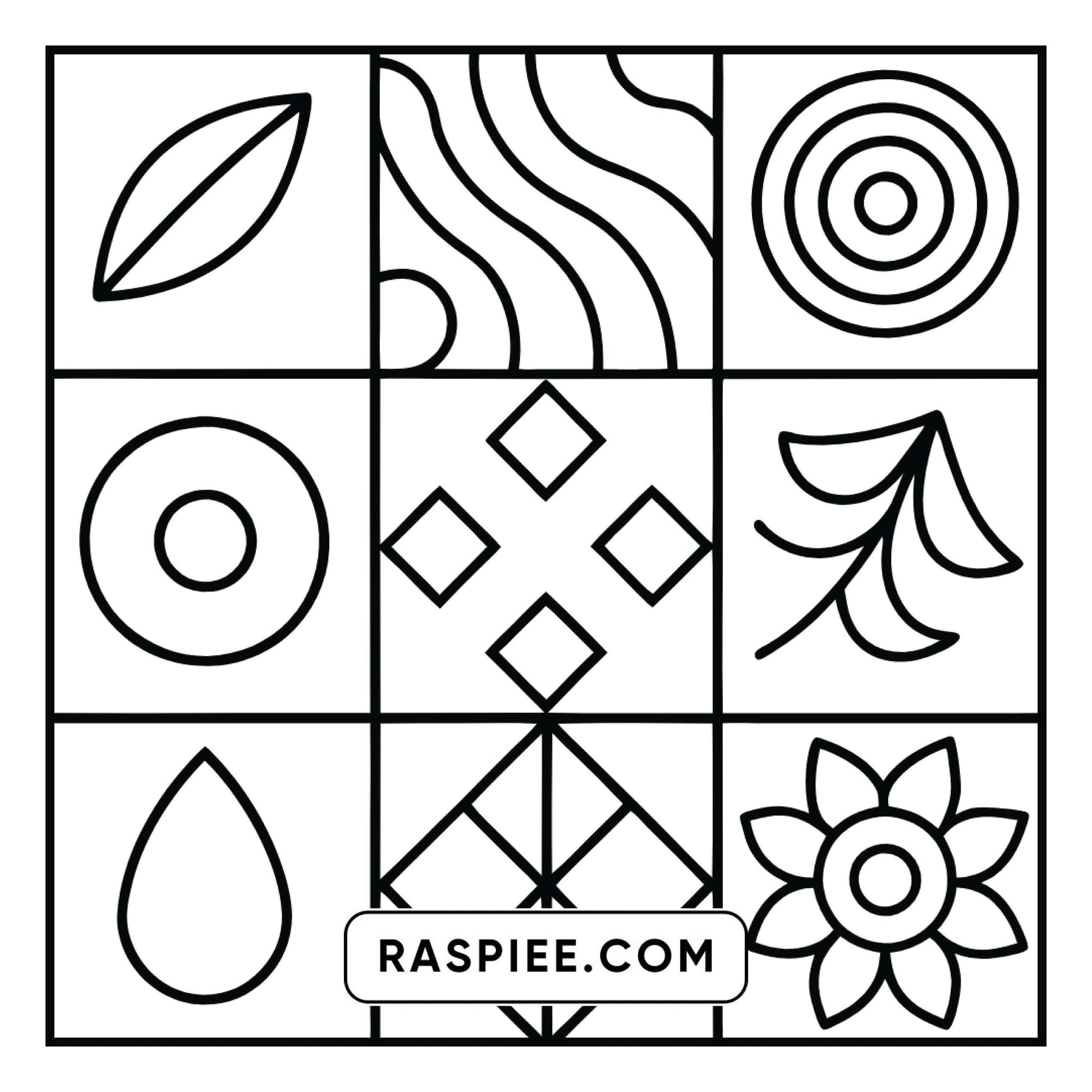 50 Bold and Easy Comfy Patterns Coloring Pages