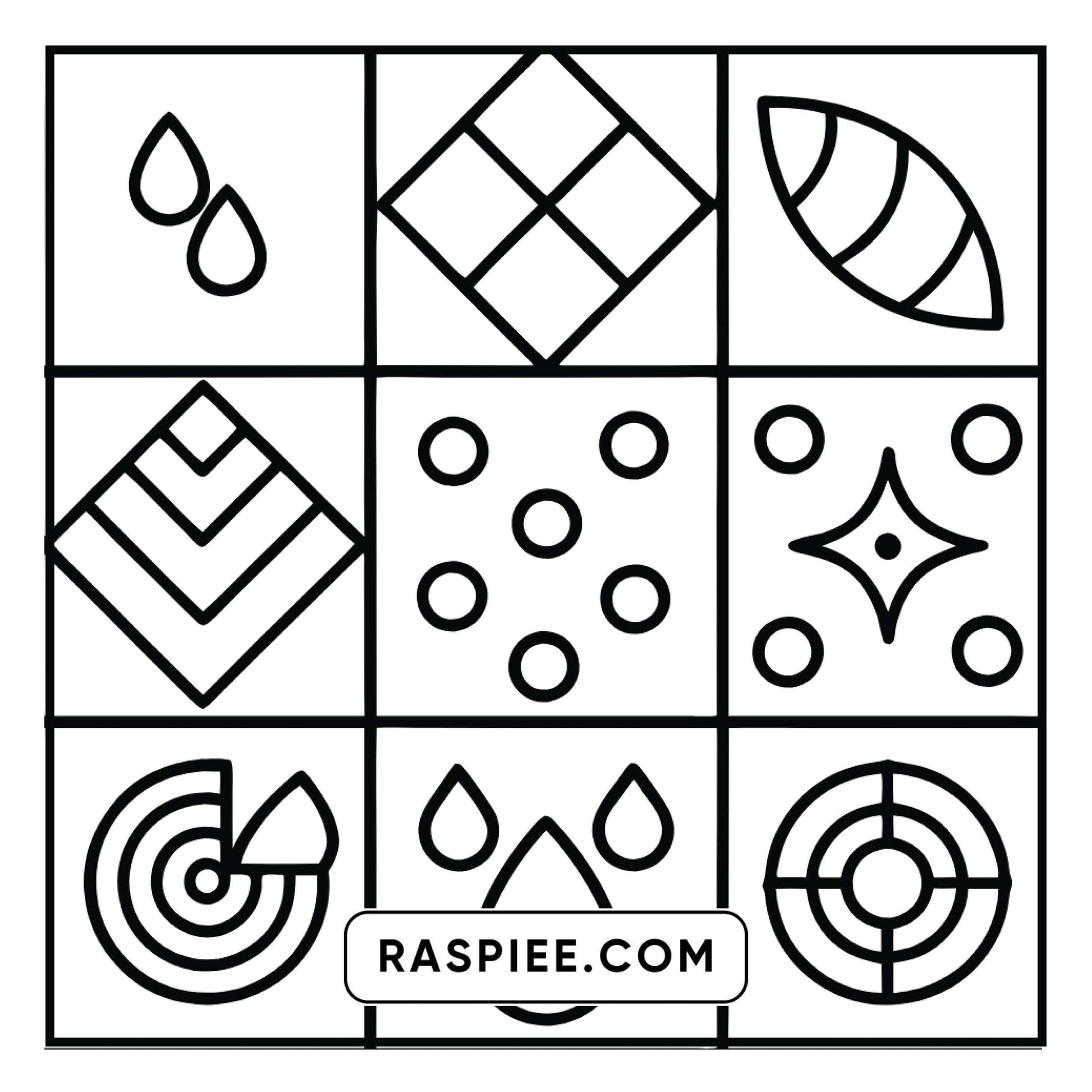 50 Bold and Easy Comfy Patterns Coloring Pages