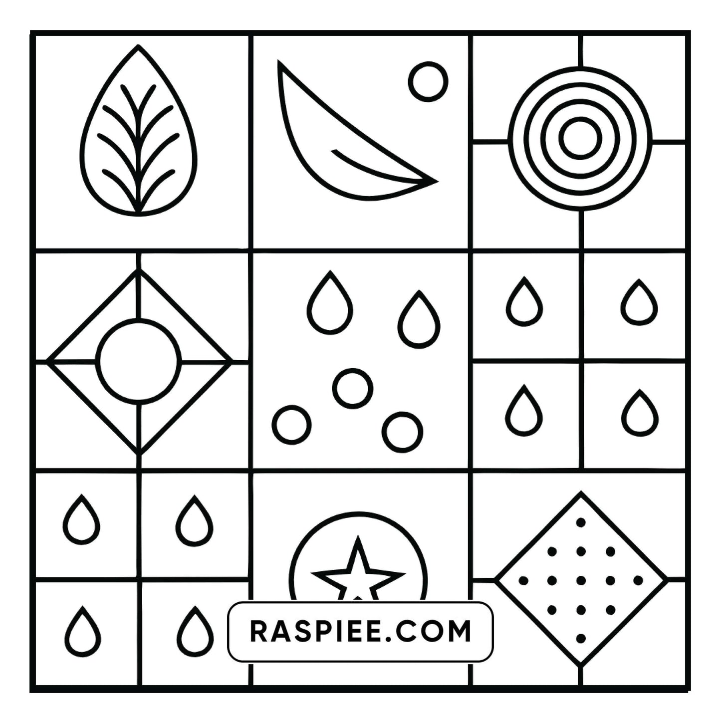 50 Bold and Easy Comfy Patterns Coloring Pages