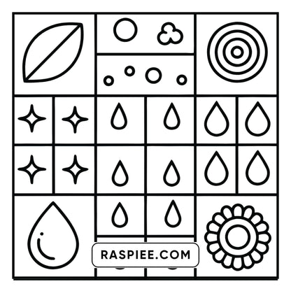 50 Bold and Easy Comfy Patterns Coloring Pages