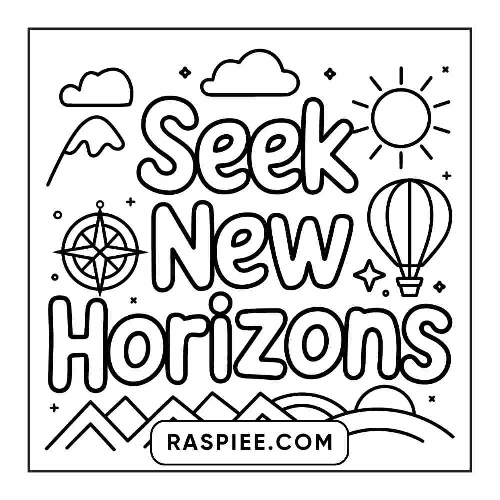 78 Bold and Easy Inspirational Words Coloring Pages Printable PDF Instant Download