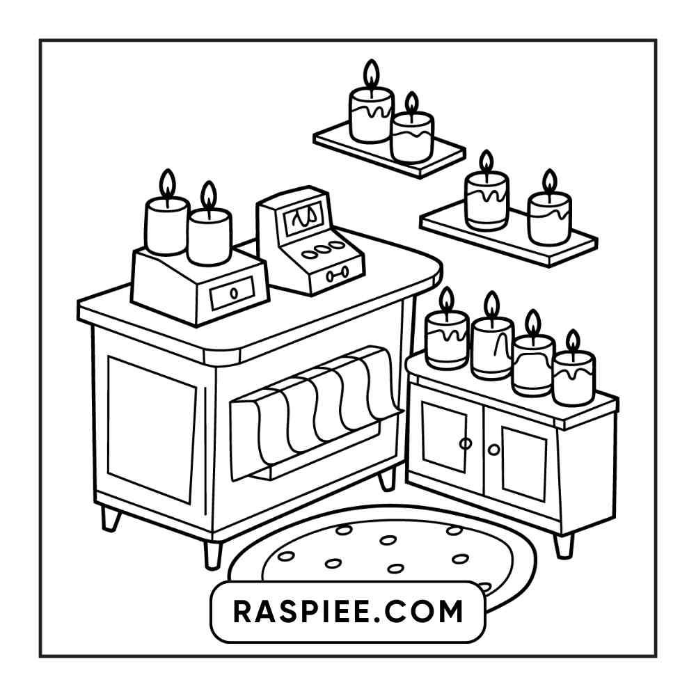 85 Bold and Easy Little Corner Coloring Pages Printable PDF Instant Download
