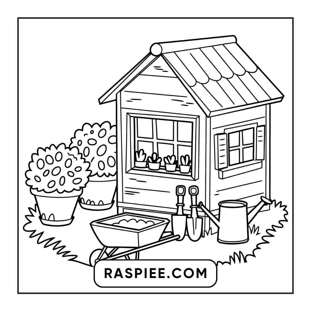 85 Bold and Easy Little Corner Coloring Pages Printable PDF Instant Download