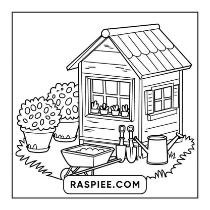 85 Bold and Easy Little Corner Coloring Pages Printable PDF Instant Download