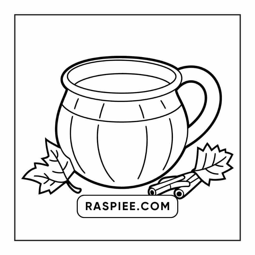 76 Bold and Easy Fall Vibes Coloring Pages Printable PDF Instant Download