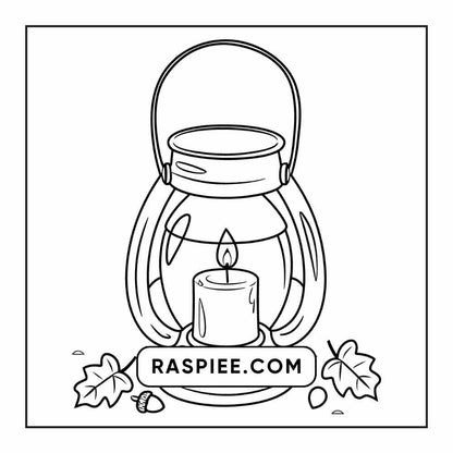 76 Bold and Easy Fall Vibes Coloring Pages Printable PDF Instant Download
