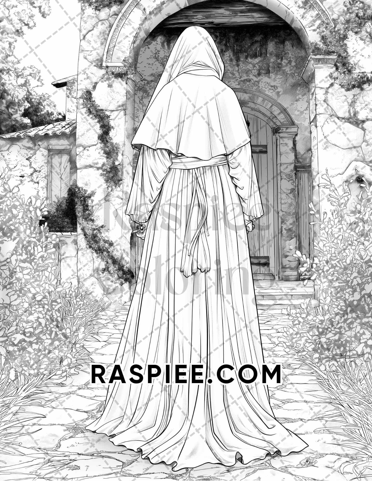 Freak Of Horror Halloween Adult Coloring Pages Printable PDF Instant Download