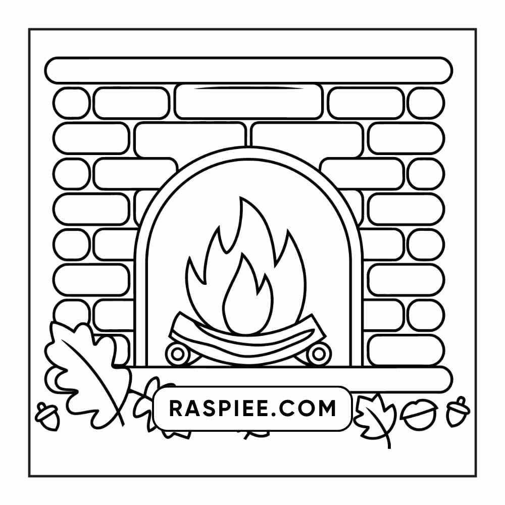 76 Bold and Easy Fall Vibes Coloring Pages Printable PDF Instant Download