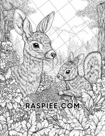 Autumn Charm Adult Coloring Pages Printable PDF Instant Download