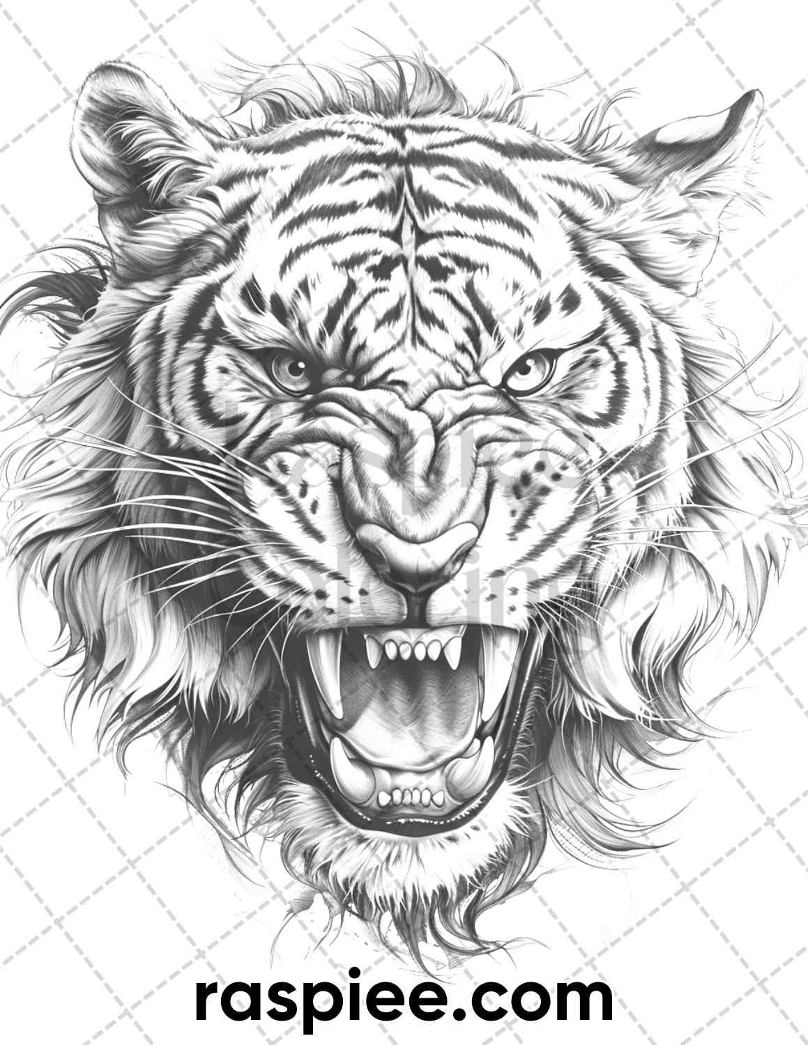 62 Classic American Tattoos Grayscale Adult Coloring Pages, Printable PDF Instant Download