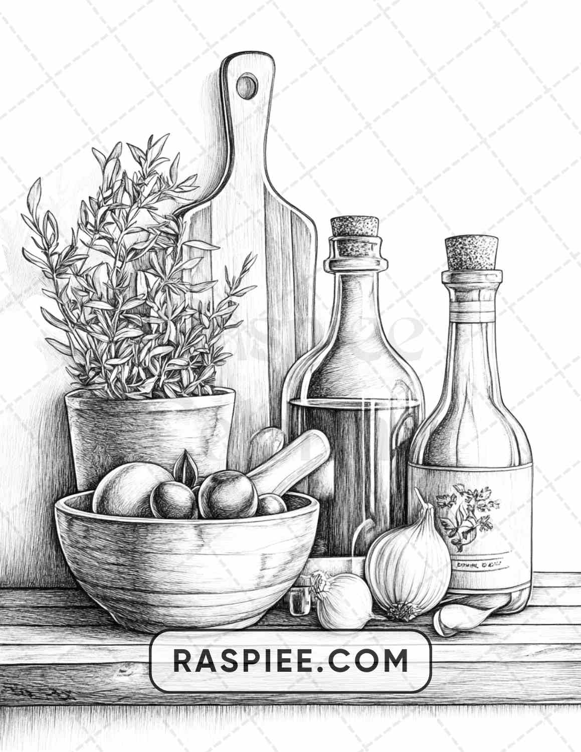 80 Still Life Adult Coloring Pages