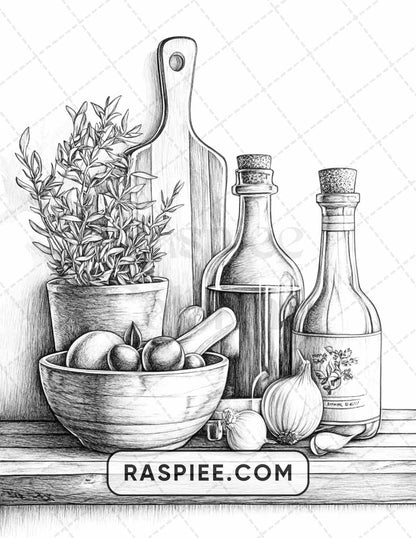 80 Still Life Adult Coloring Pages