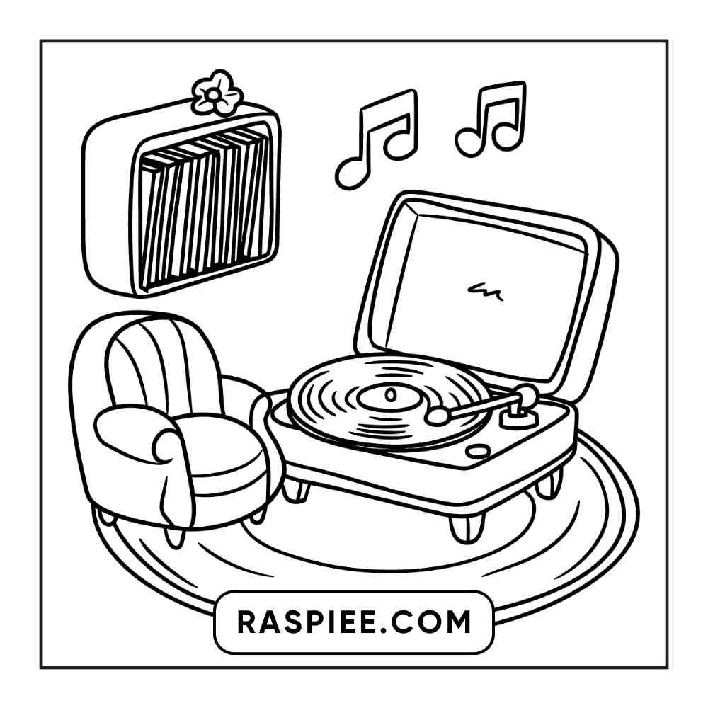 85 Bold and Easy Little Corner Coloring Pages Printable PDF Instant Download