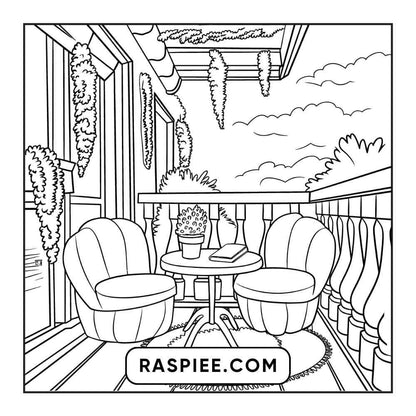 85 Bold and Easy Little Corner Coloring Pages Printable PDF Instant Download