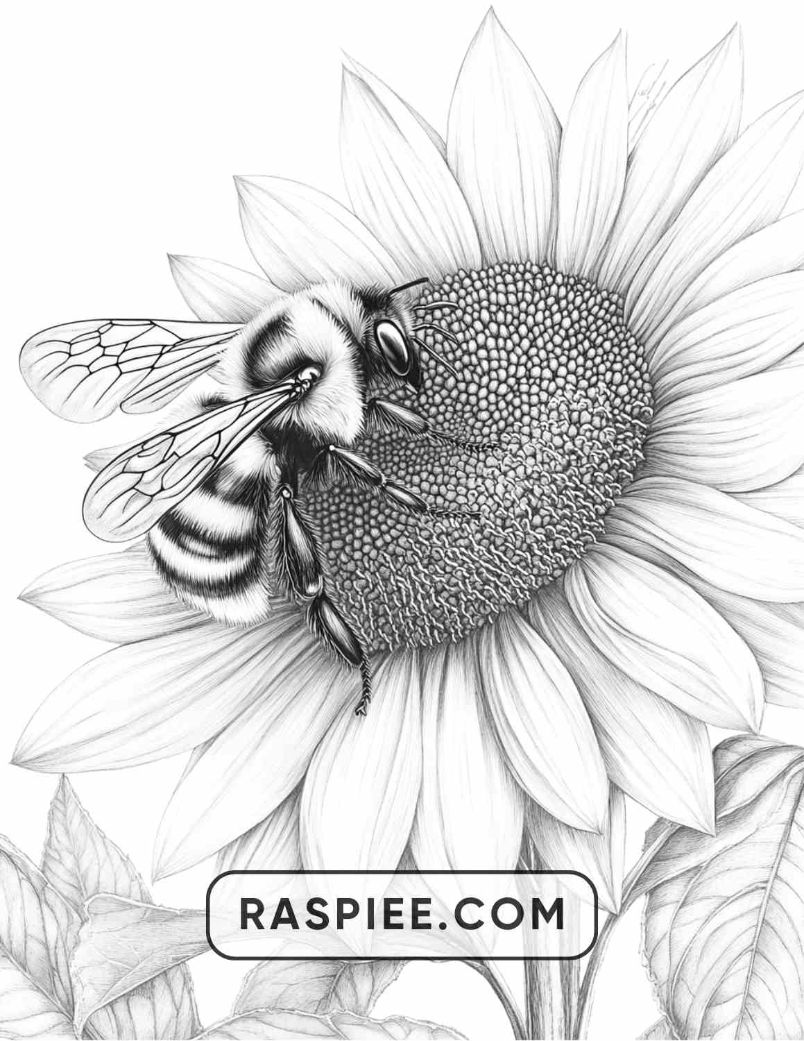 Insects and Flowers Adult Coloring Pages