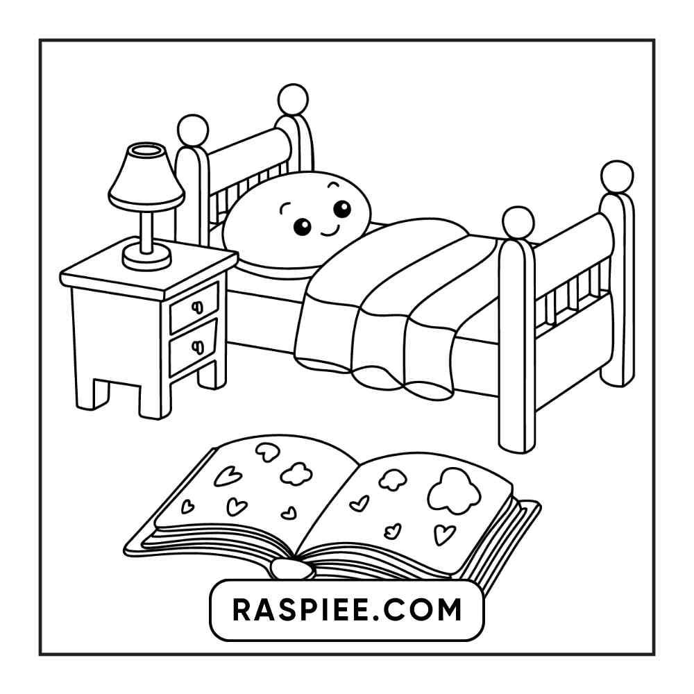 85 Bold and Easy Little Corner Coloring Pages Printable PDF Instant Download