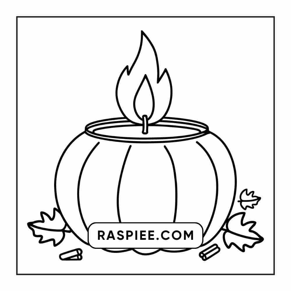 76 Bold and Easy Fall Vibes Coloring Pages Printable PDF Instant Download