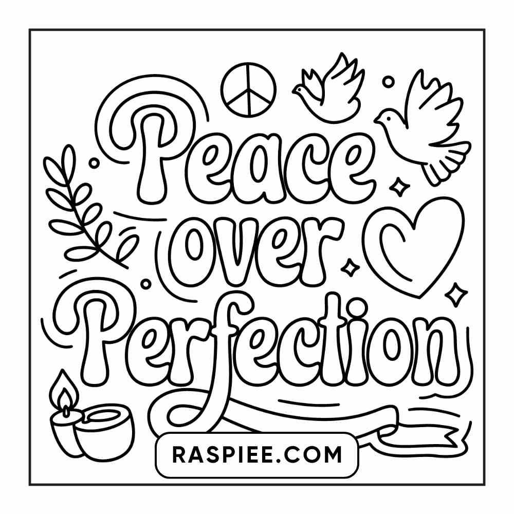 78 Bold and Easy Inspirational Words Coloring Pages Printable PDF Instant Download