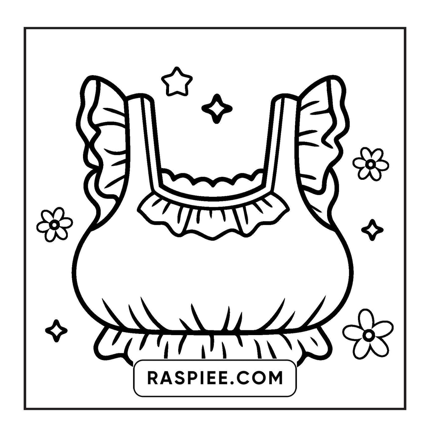 62 Bold and Easy Fashion Vibes Coloring Pages Printable PDF Instant Download