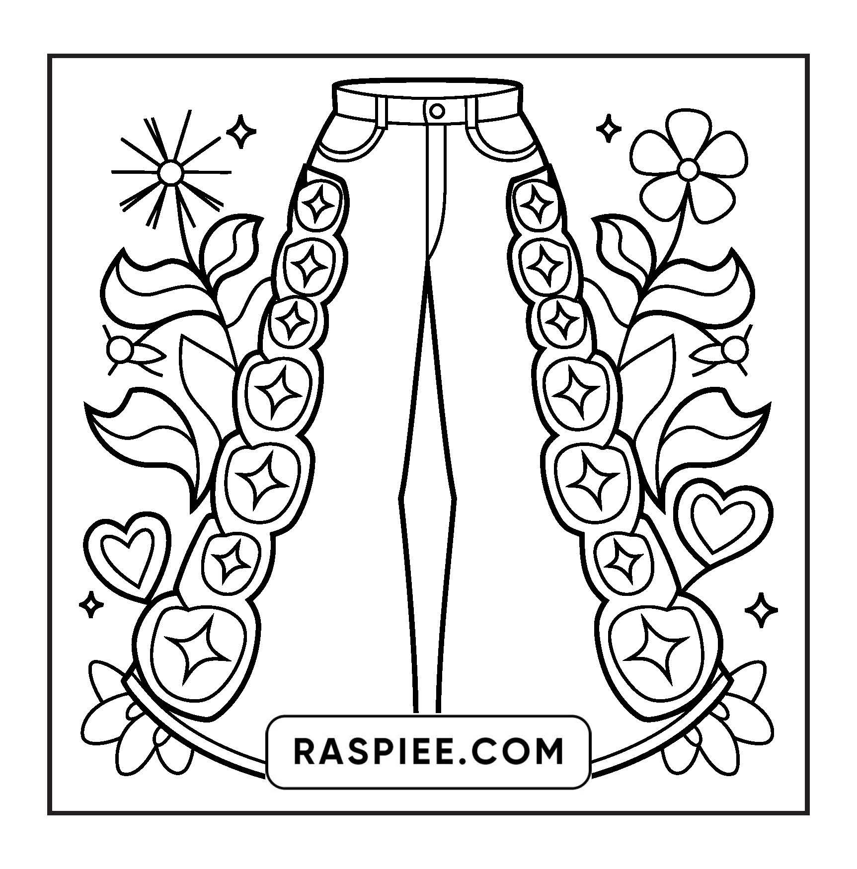 62 Bold and Easy Fashion Vibes Coloring Pages Printable PDF Instant Download
