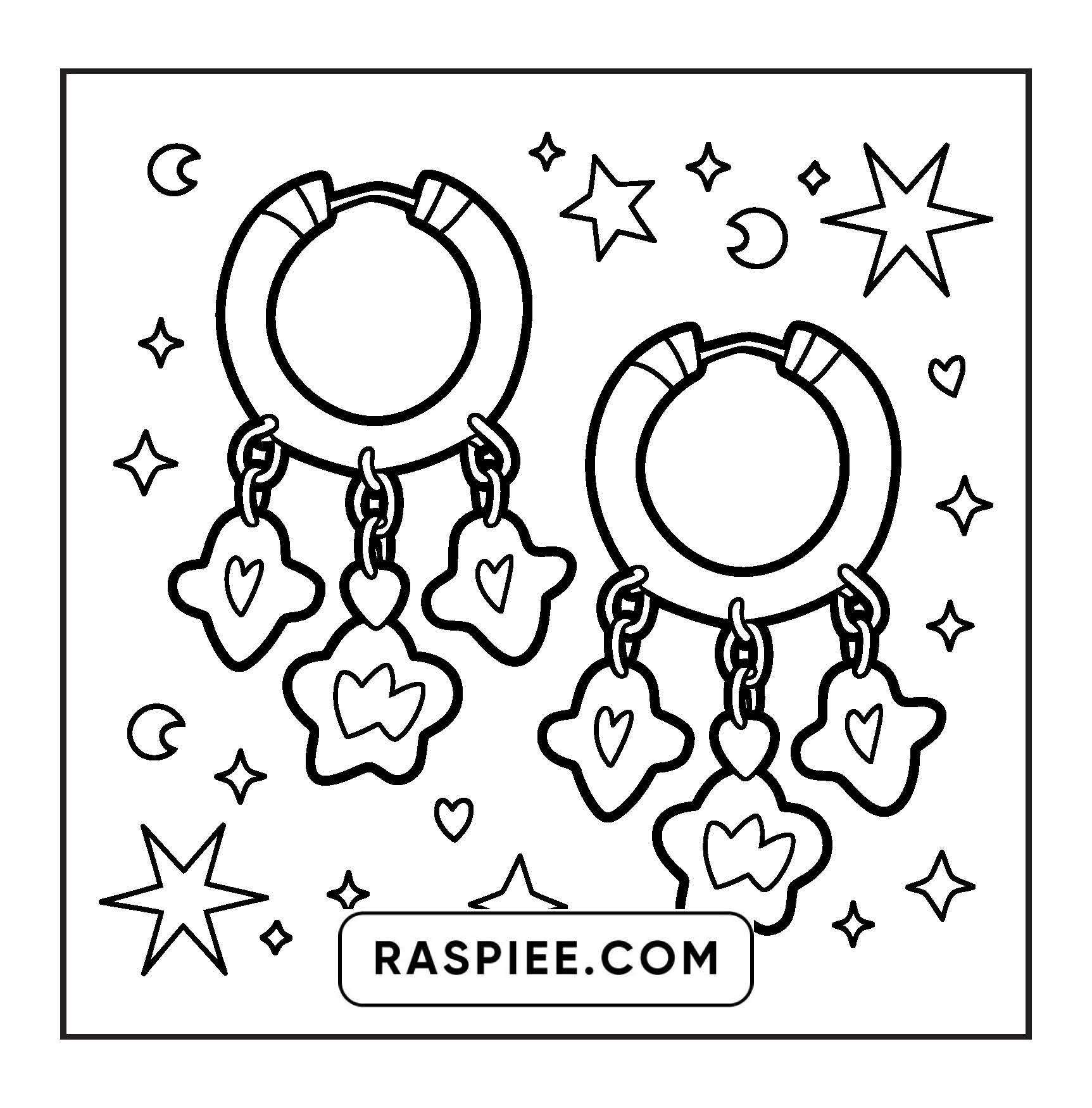 62 Bold and Easy Fashion Vibes Coloring Pages Printable PDF Instant Download