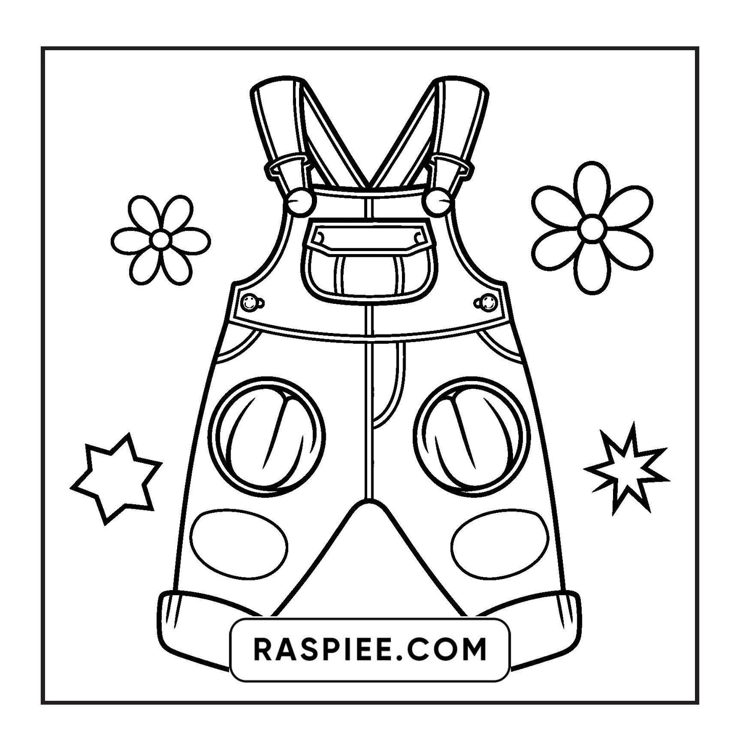 62 Bold and Easy Fashion Vibes Coloring Pages Printable PDF Instant Download