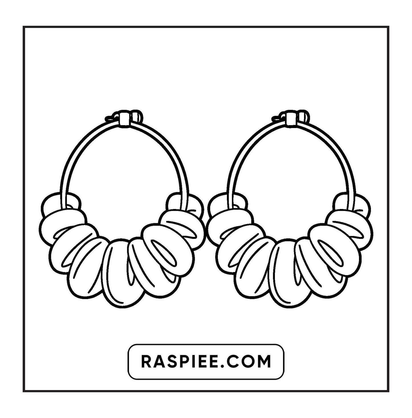 62 Bold and Easy Fashion Vibes Coloring Pages Printable PDF Instant Download