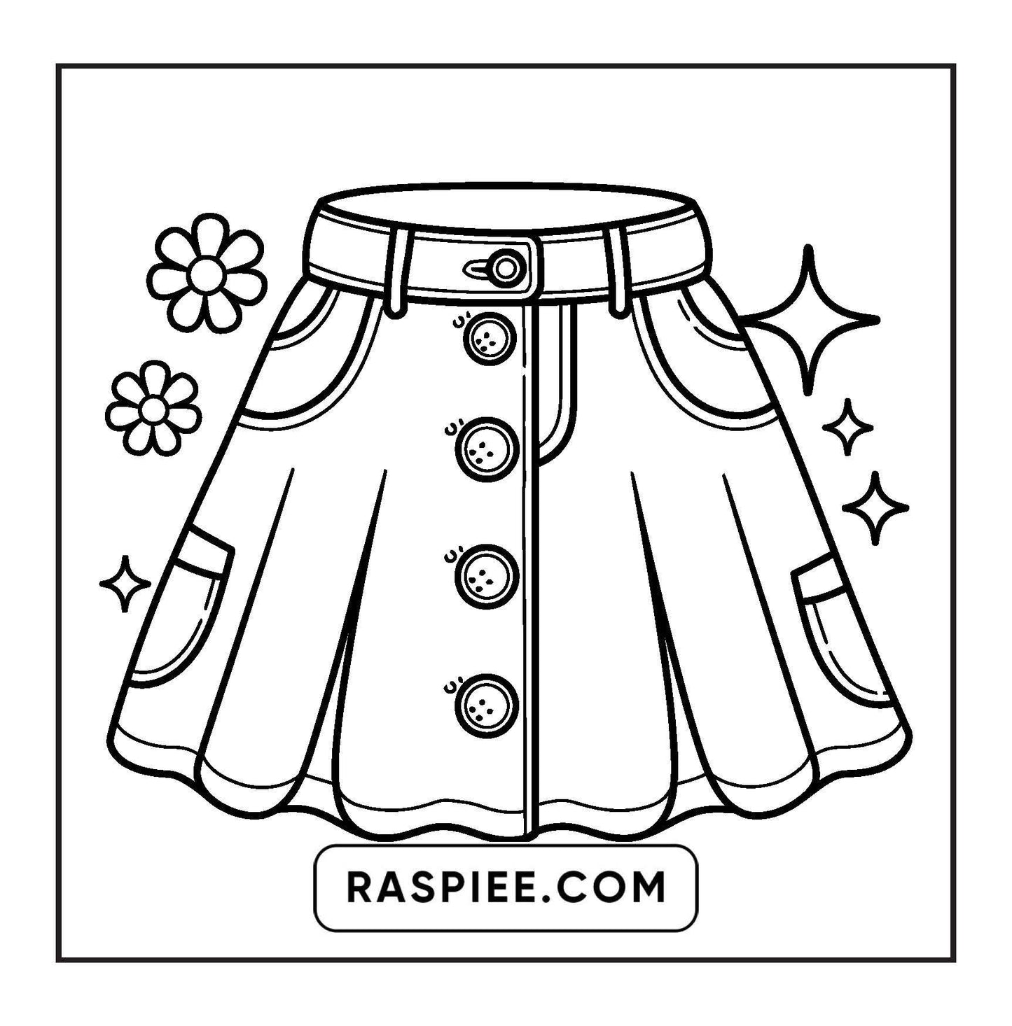 62 Bold and Easy Fashion Vibes Coloring Pages Printable PDF Instant Download