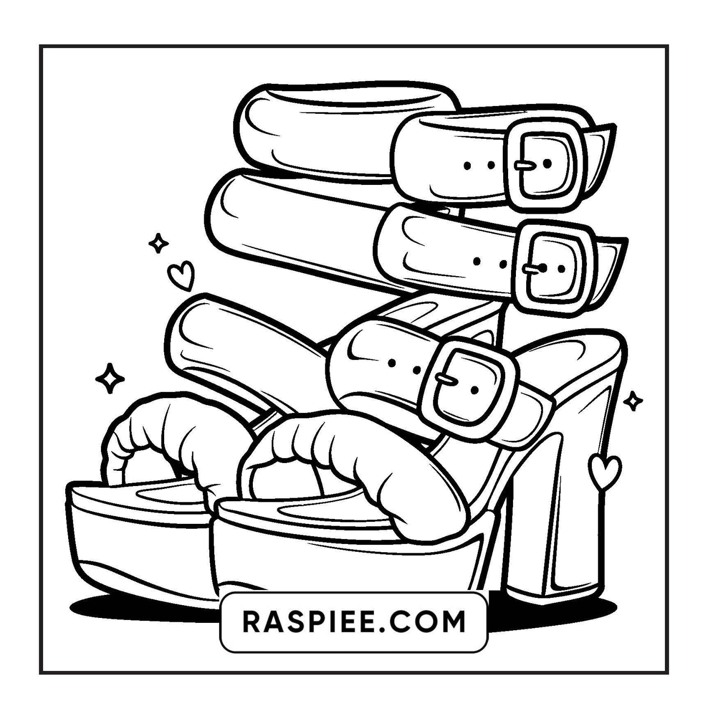 62 Bold and Easy Fashion Vibes Coloring Pages Printable PDF Instant Download