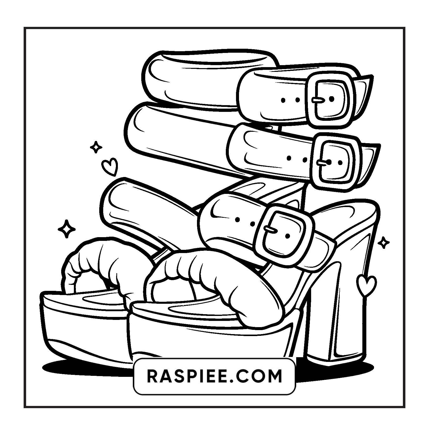 62 Bold and Easy Fashion Vibes Coloring Pages Printable PDF Instant Download
