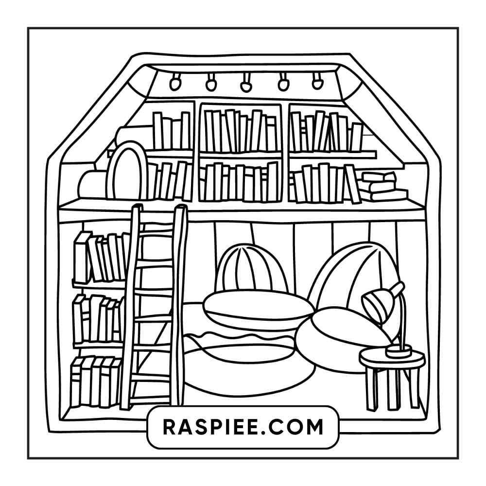 85 Bold and Easy Little Corner Coloring Pages Printable PDF Instant Download