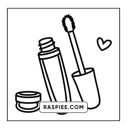 63 Bold and Easy Cosmetics Coloring Pages Printable PDF Instant Download