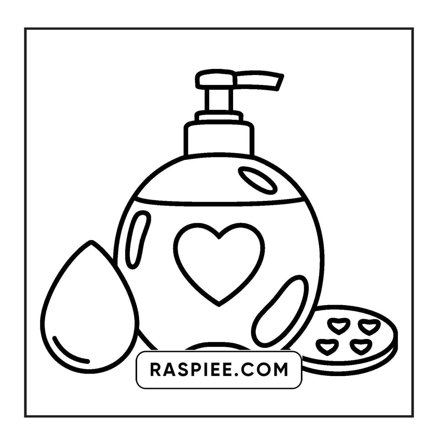 63 Bold and Easy Cosmetics Coloring Pages Printable PDF Instant Download