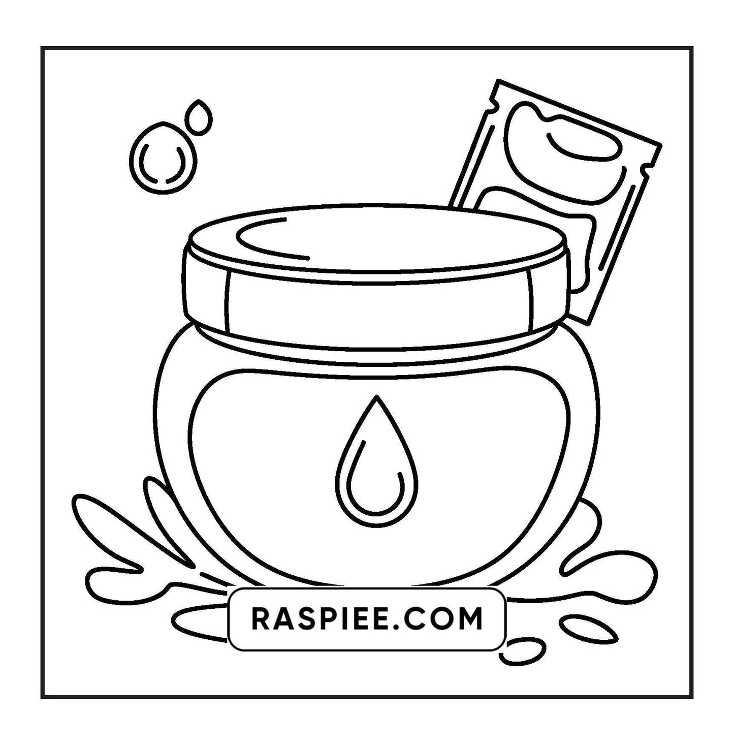63 Bold and Easy Cosmetics Coloring Pages Printable PDF Instant Download