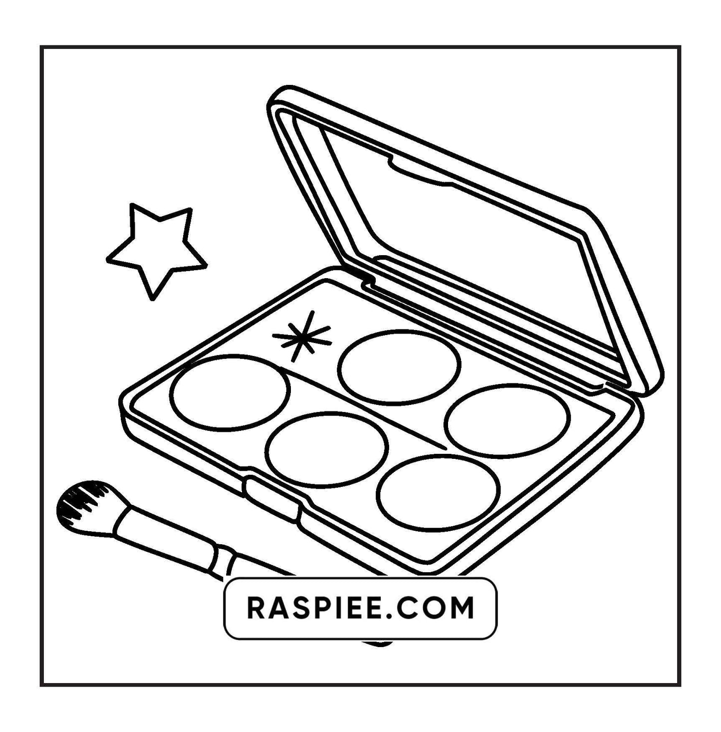 63 Bold and Easy Cosmetics Coloring Pages Printable PDF Instant Download