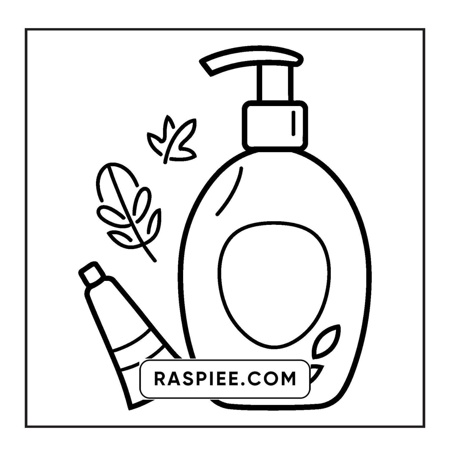 63 Bold and Easy Cosmetics Coloring Pages Printable PDF Instant Download