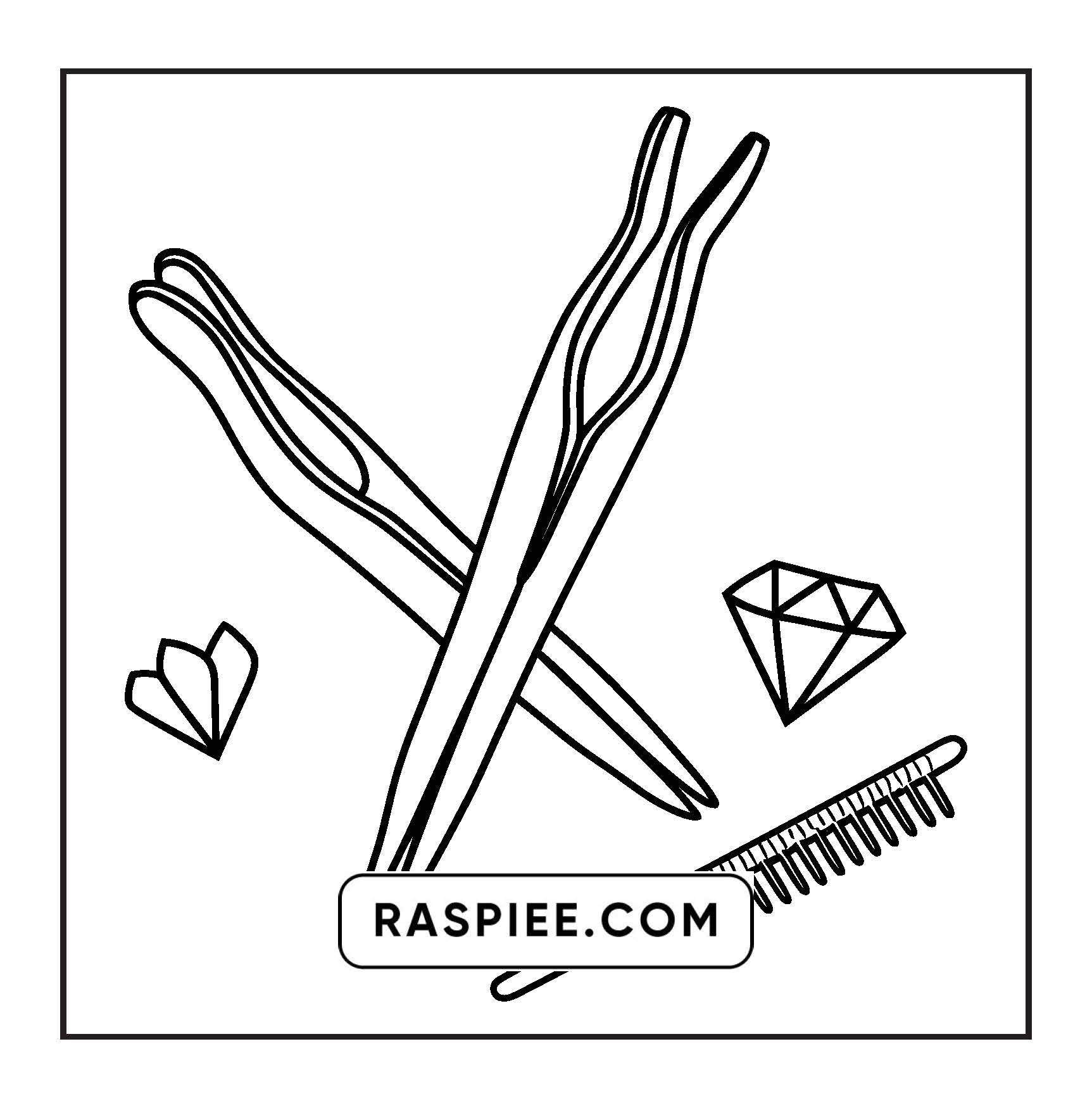 63 Bold and Easy Cosmetics Coloring Pages Printable PDF Instant Download