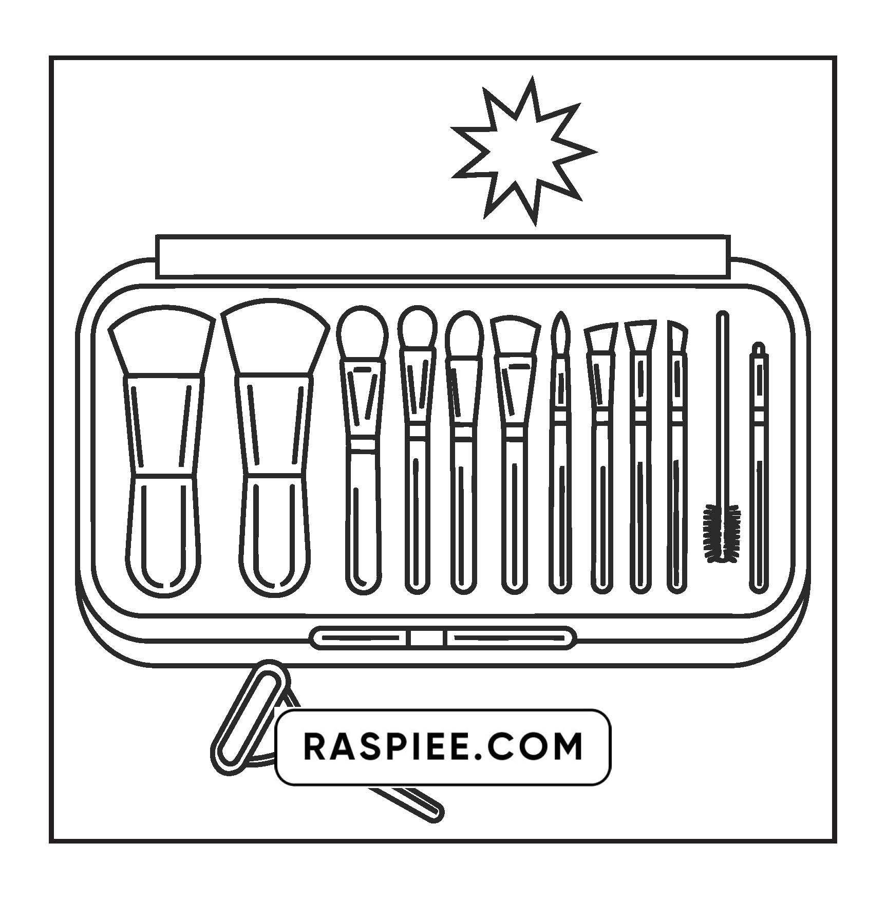 63 Bold and Easy Cosmetics Coloring Pages Printable PDF Instant Download