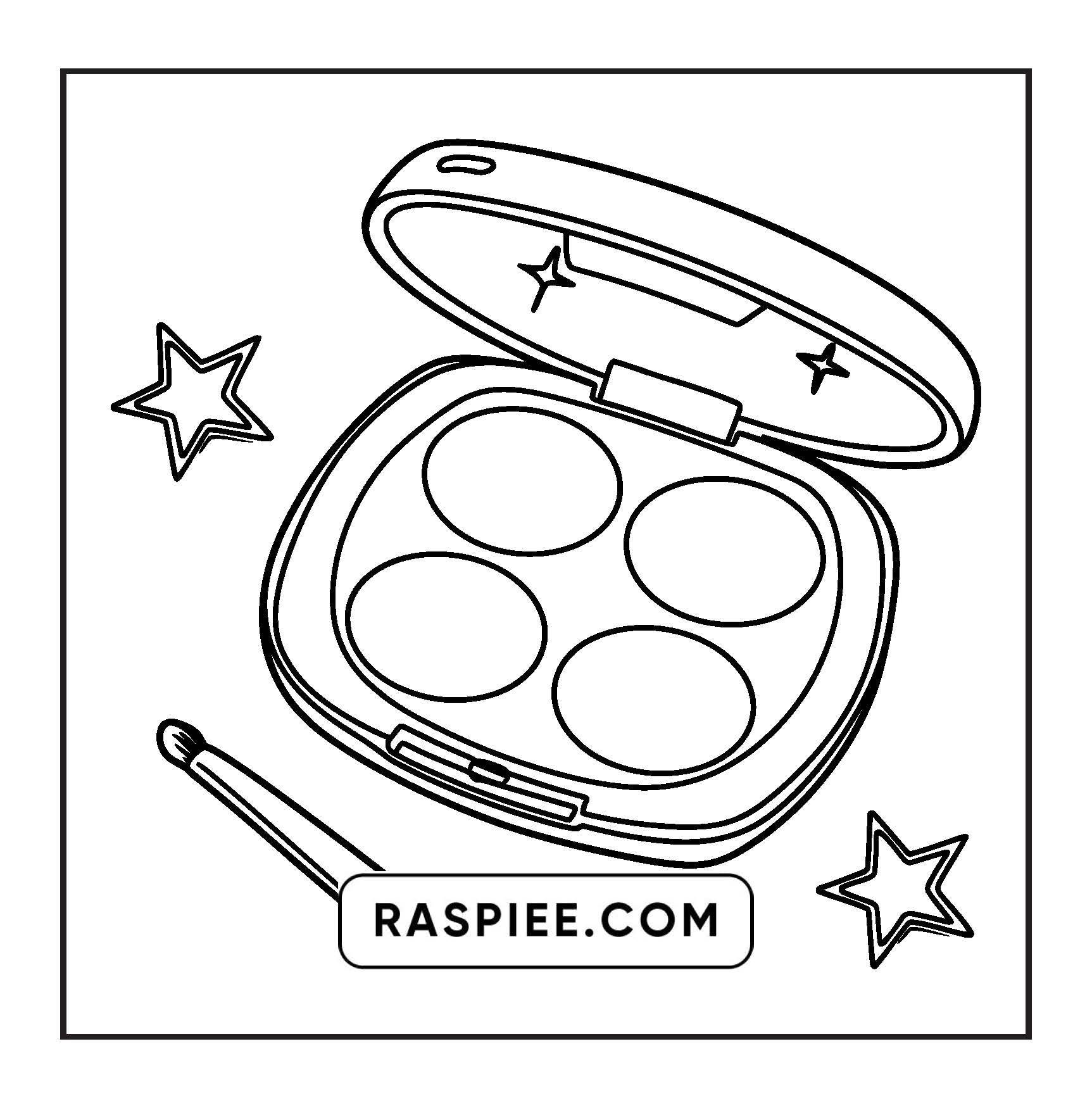 63 Bold and Easy Cosmetics Coloring Pages Printable PDF Instant Download