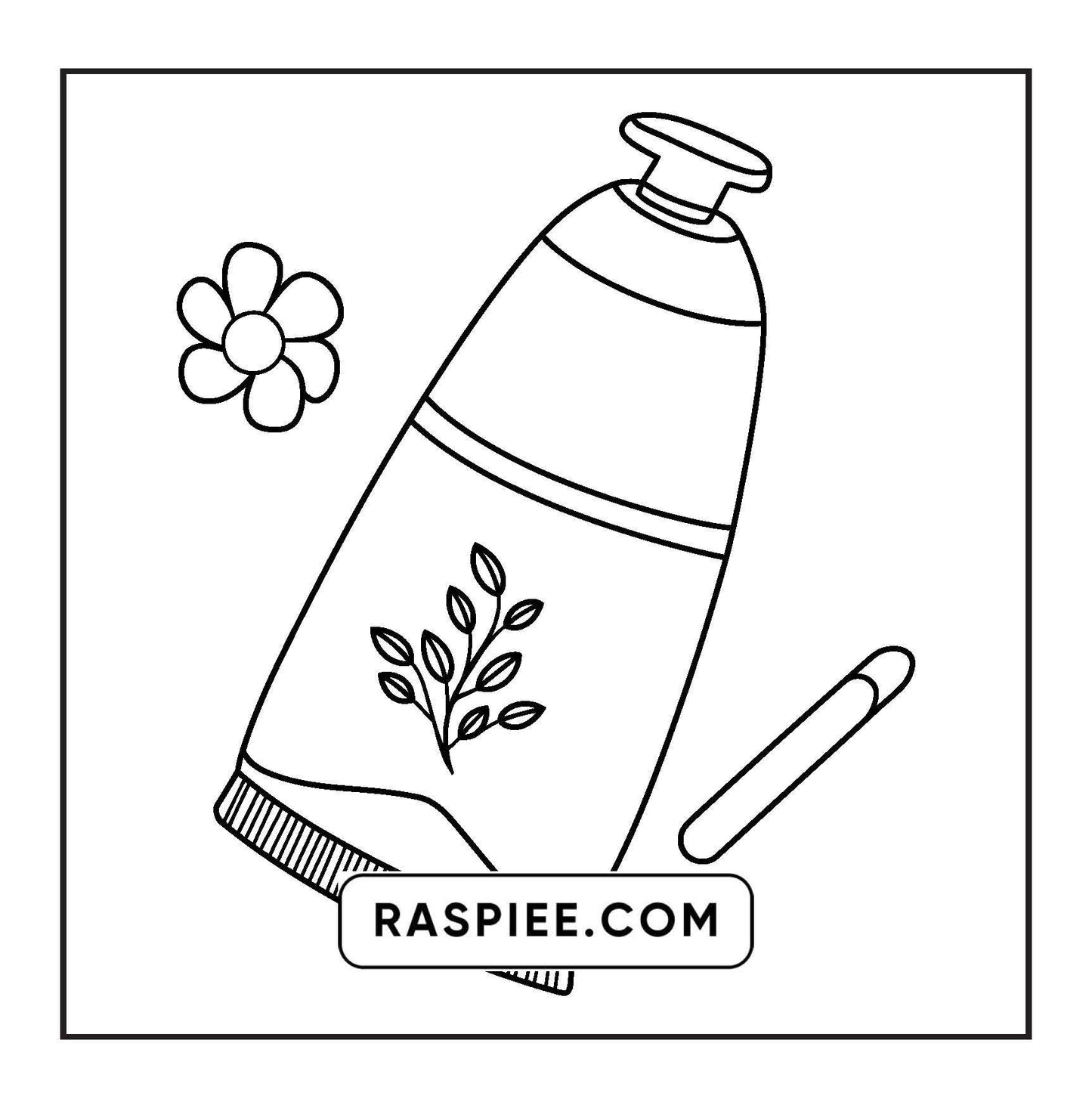 63 Bold and Easy Cosmetics Coloring Pages Printable PDF Instant Download