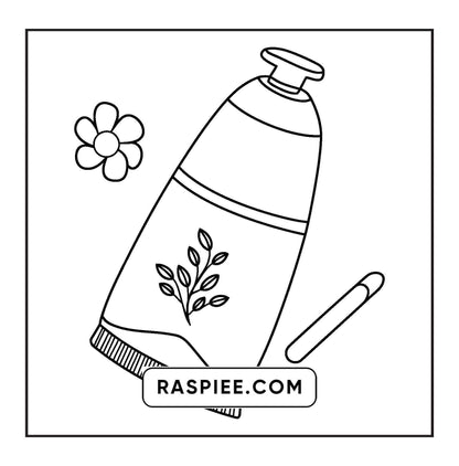 63 Bold and Easy Cosmetics Coloring Pages Printable PDF Instant Download