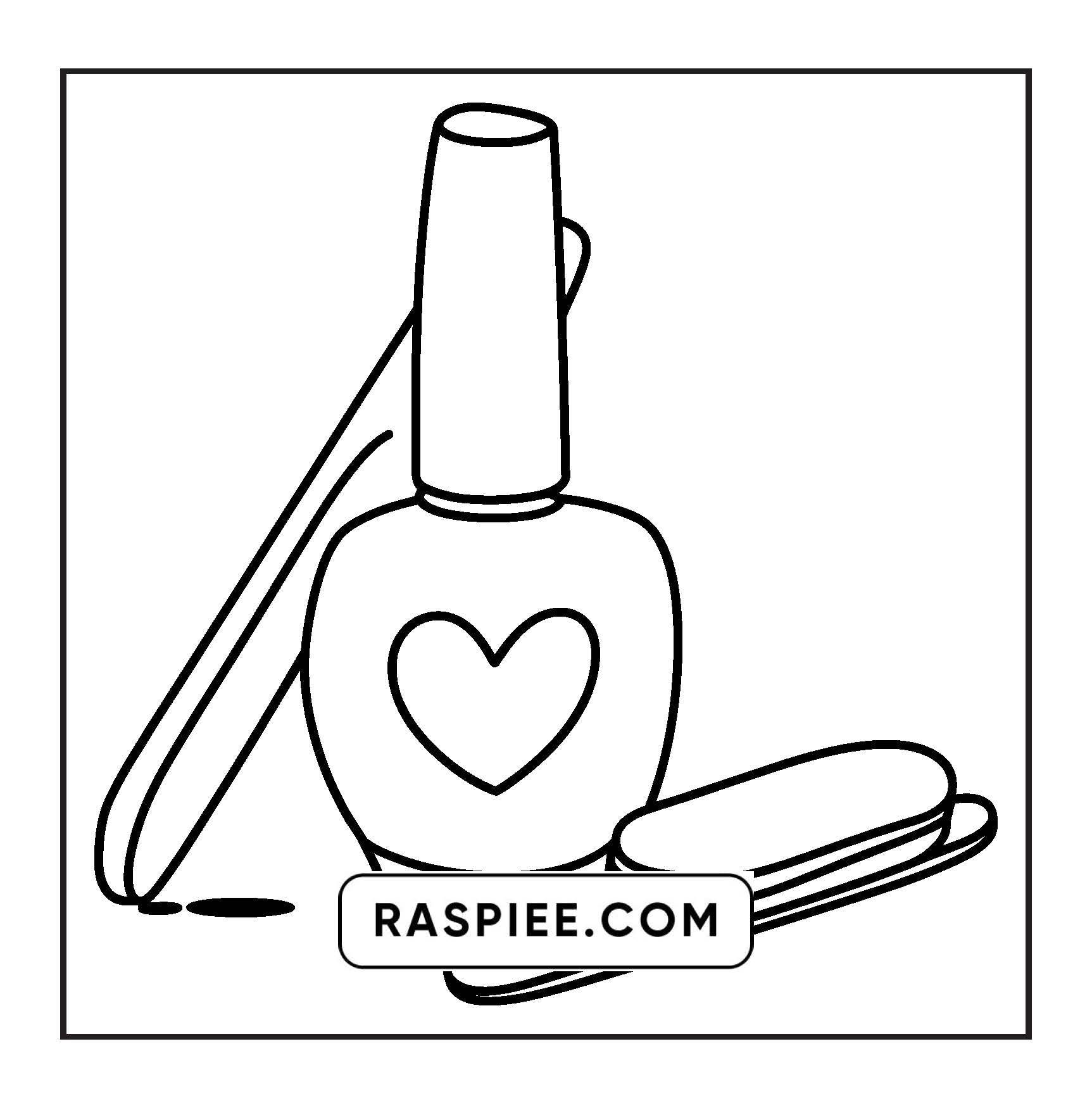63 Bold and Easy Cosmetics Coloring Pages Printable PDF Instant Download