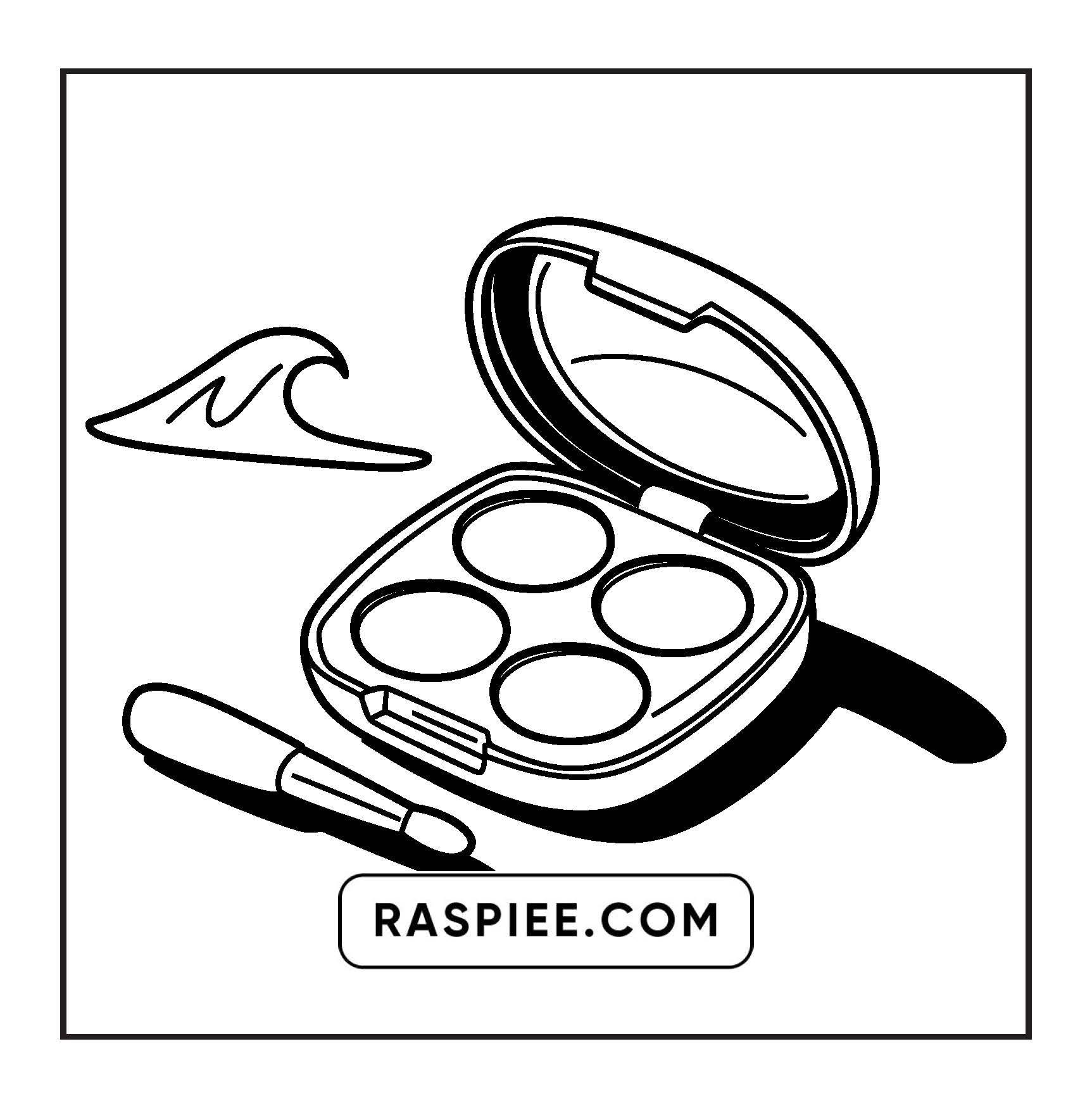 63 Bold and Easy Cosmetics Coloring Pages Printable PDF Instant Download