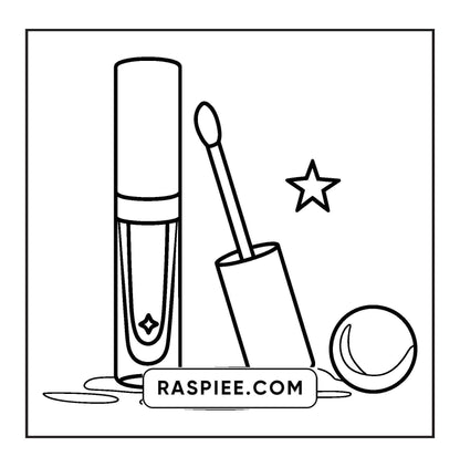 63 Bold and Easy Cosmetics Coloring Pages Printable PDF Instant Download