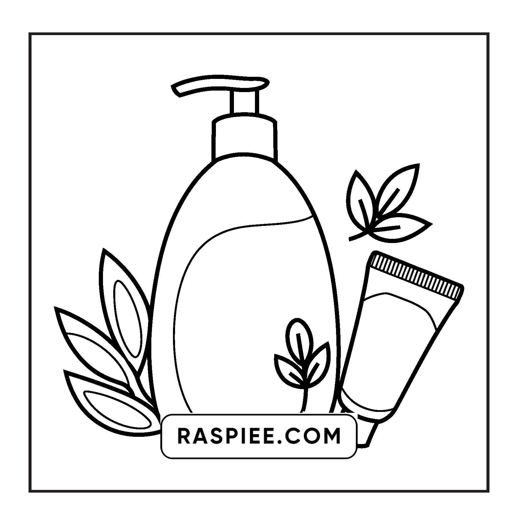 63 Bold and Easy Cosmetics Coloring Pages Printable PDF Instant Download