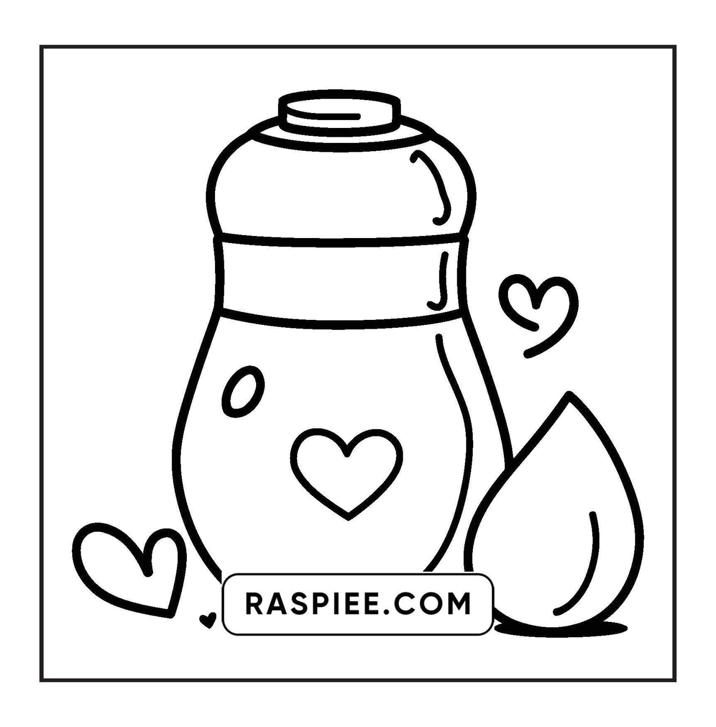 63 Bold and Easy Cosmetics Coloring Pages Printable PDF Instant Download
