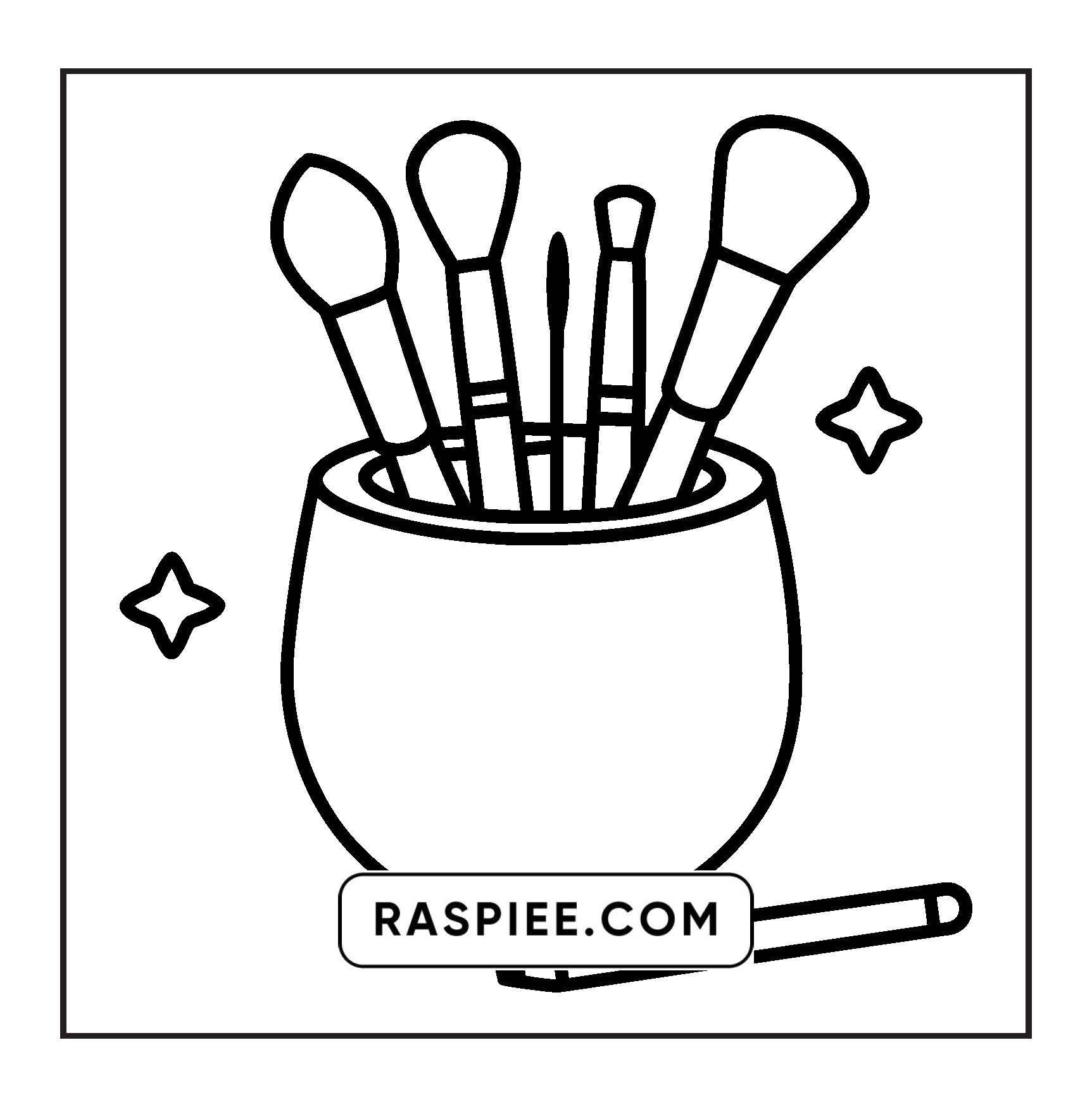 63 Bold and Easy Cosmetics Coloring Pages Printable PDF Instant Download