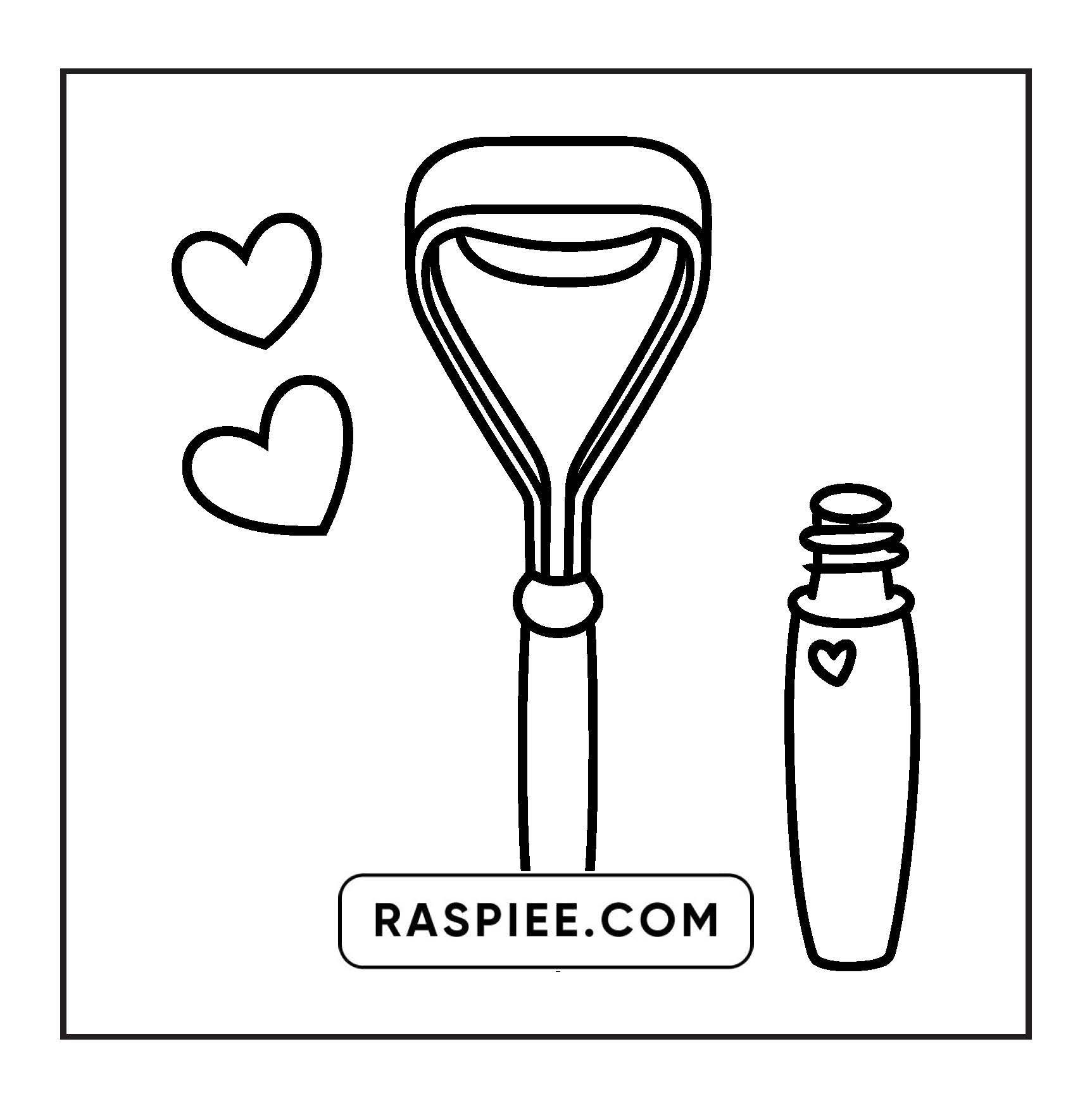 63 Bold and Easy Cosmetics Coloring Pages Printable PDF Instant Download